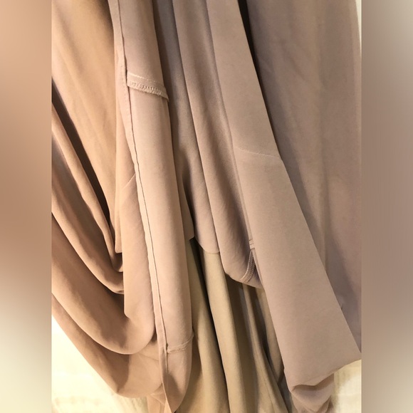 Show Me Your MuMu Emily Empire Maxi Dress Beige Nude Women's size XL- LIKE NEW - Picture 8 of 8